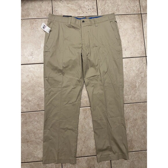 Callaway Pants Mens 38x30 Golf Performance Stretch Classic Khaki Chinchilla NWT - Picture 1 of 7